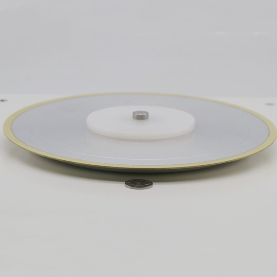 Vitrified diamond grinding wheel for dressing high precision rollers