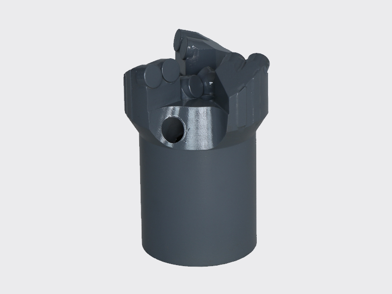 84 PDC Concave Three-wing Non-coring Drill Bit