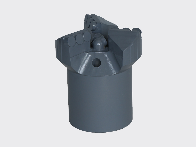 113 PDC Concave Three-wing Non-coring Drill Bit