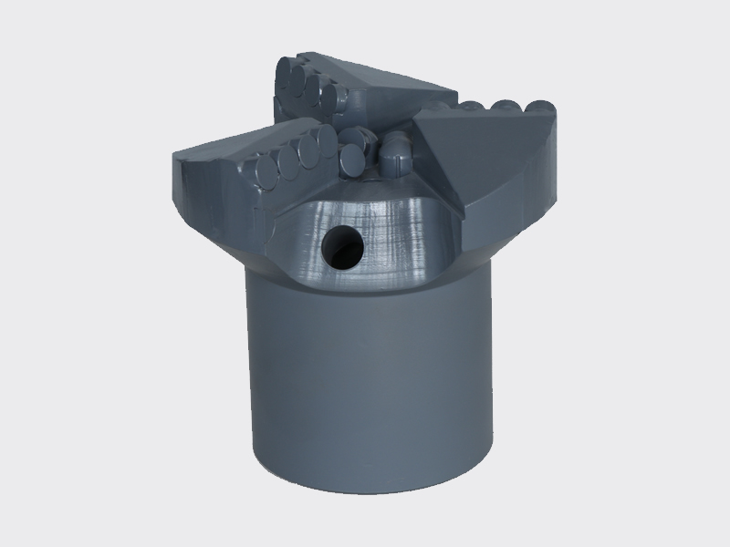 153 PDC Concave Three-wing Non-coring Drill Bit