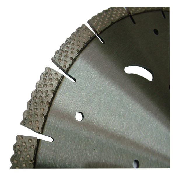 Laser-Welded Diamond Saw Blade - Dot-Serrated Wave Tooth Design