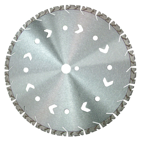 Laser-Welded Diamond Saw Blade - Dot-Serrated Wave Tooth Design