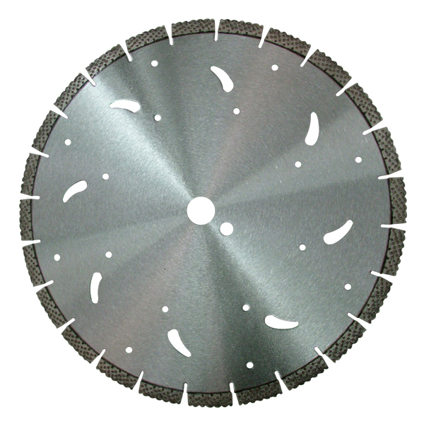 Laser-Welded Diamond Saw Blade - Dot-Serrated Wave Tooth Design