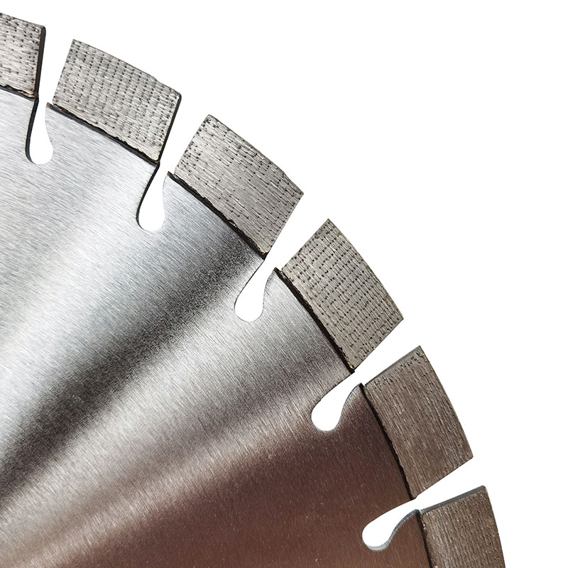 Laser-Welded Diamond Saw Blade with Uniformly/Orderly Arranged Segments - 17mm High Teeth