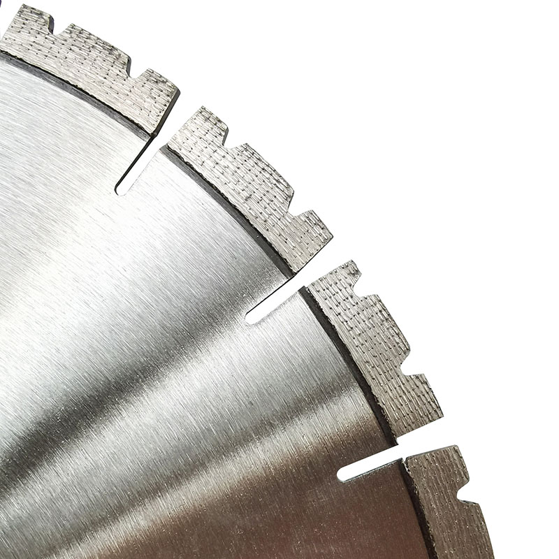 Laser-Welded Diamond Saw Blade with Evenly Distributed/Orderly Arranged Segments – Double-U Teeth