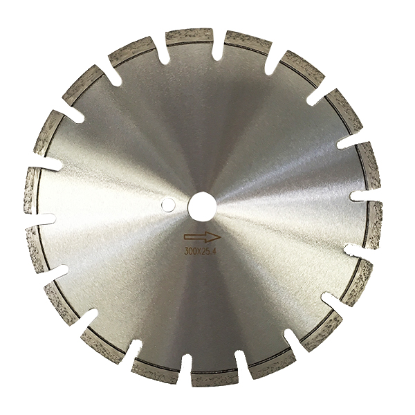 300mm Laser-Welded Diamond Flat-Top Grooving Blade