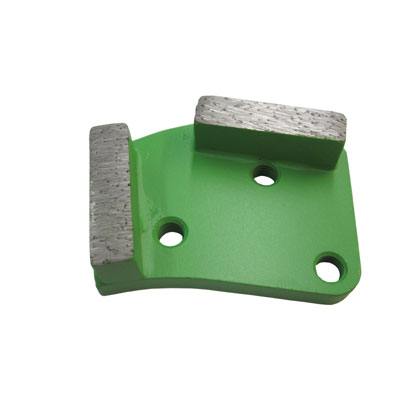 Custom-Shaped Double-Tooth Diamond Grinding Segment