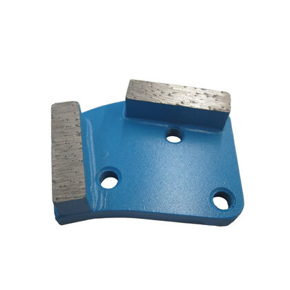 Custom-Shaped Double-Tooth Diamond Grinding Segment