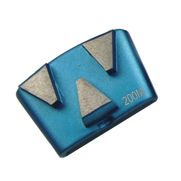 Triple-Tooth Diamond Grinding Segment – Triangular Tooth