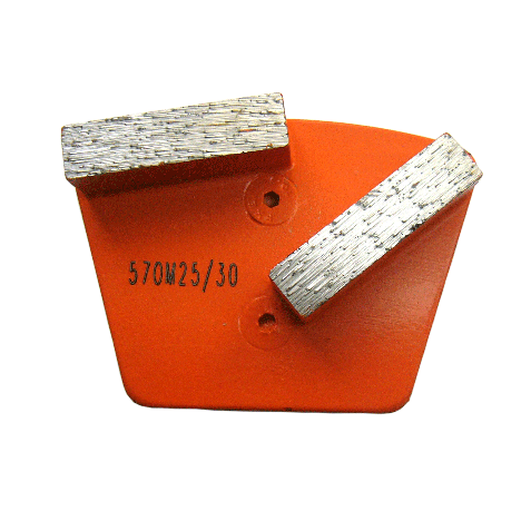 Diamond Double-Tooth Grinding Segment – Flat Tooth