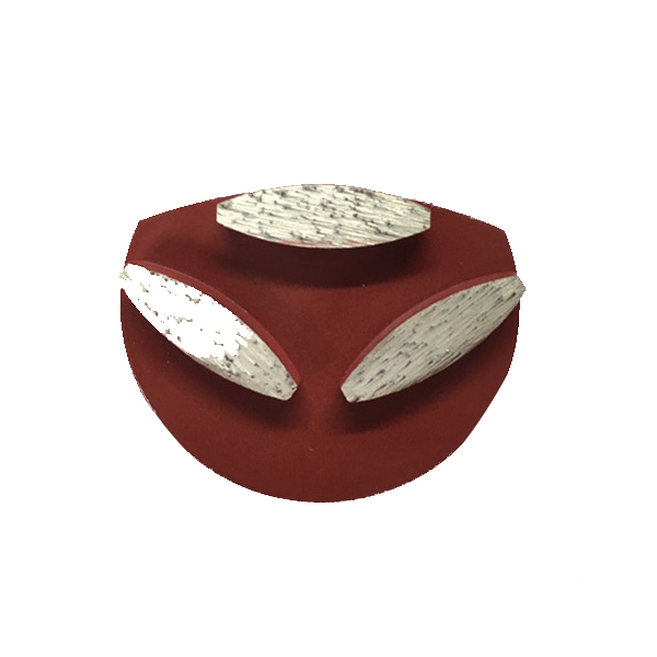 Triple-Tooth Diamond Grinding Segment