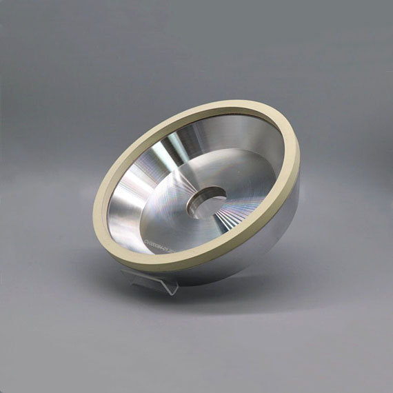 Ceramic peripheral grinding wheel for indexable tool grinding