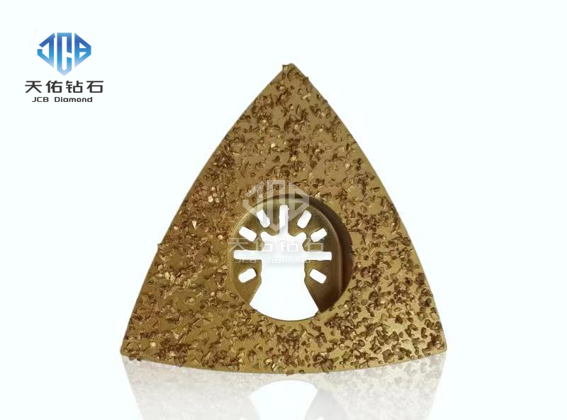 Alloy Crushed Triangular Grinding Disc for Oscillating Multi Tool