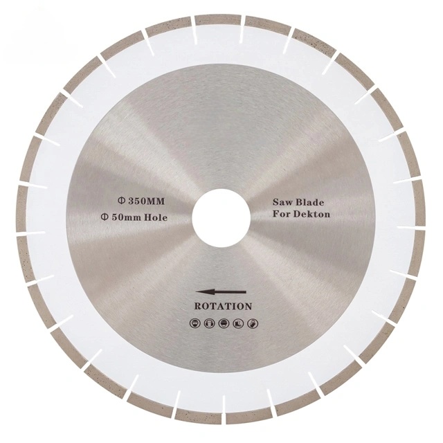 Artificial stone cutting saw blade