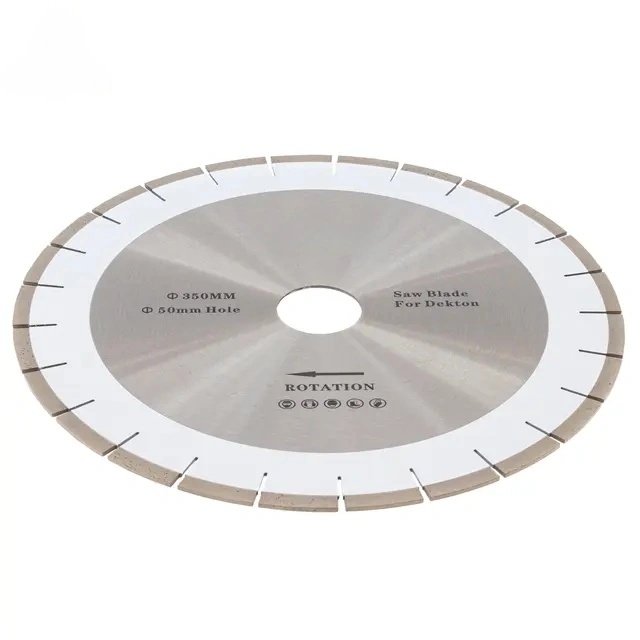 Artificial stone cutting saw blade