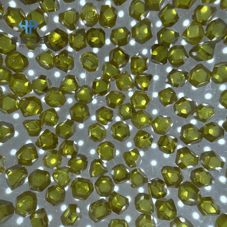 Industrial Large Size Single Crystal Diamond-Hope HLD80 Hexahedron 1.8mm Abrasive Grain-For Cutting Heat Sink Diamond Dressing