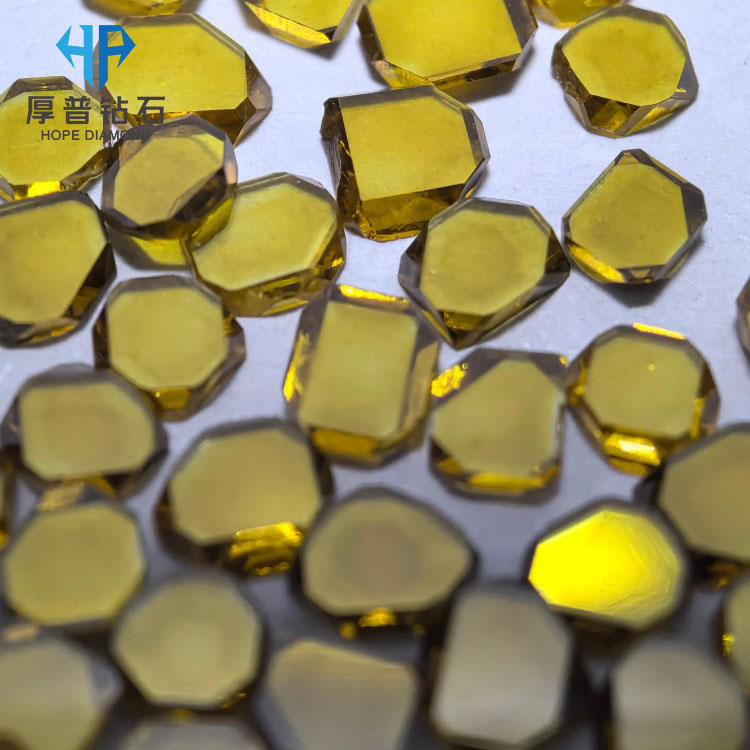 Precision Single Crystal Diamond Plates 3.5x3.5x1.0mm for Grinding Dressing and Machining