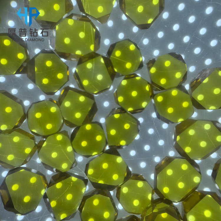 Size 3.5x3.5x1.0mm Customization Supported Single Crystal Diamond Plates for Grinding Wheel and Cutting Tools