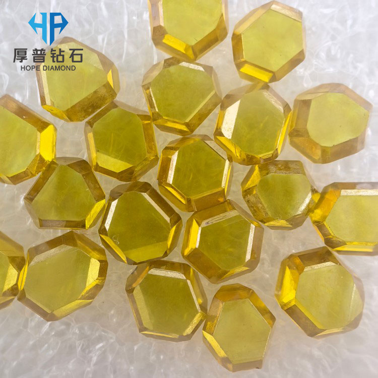 Diamond Wire Drawing Die Core 3*3*2mm Thickness 2.0mm HPHT MCD 111-orientation Synthetic Diamond for Wire Drawing