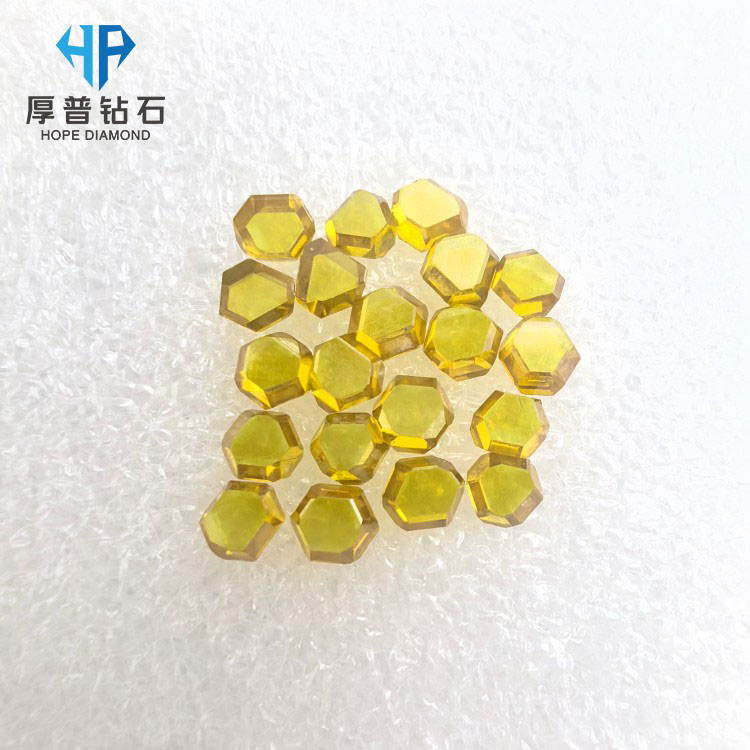 Diamond Wire Drawing Die Core 3*3*2mm Thickness 2.0mm HPHT MCD 111-orientation Synthetic Diamond for Wire Drawing