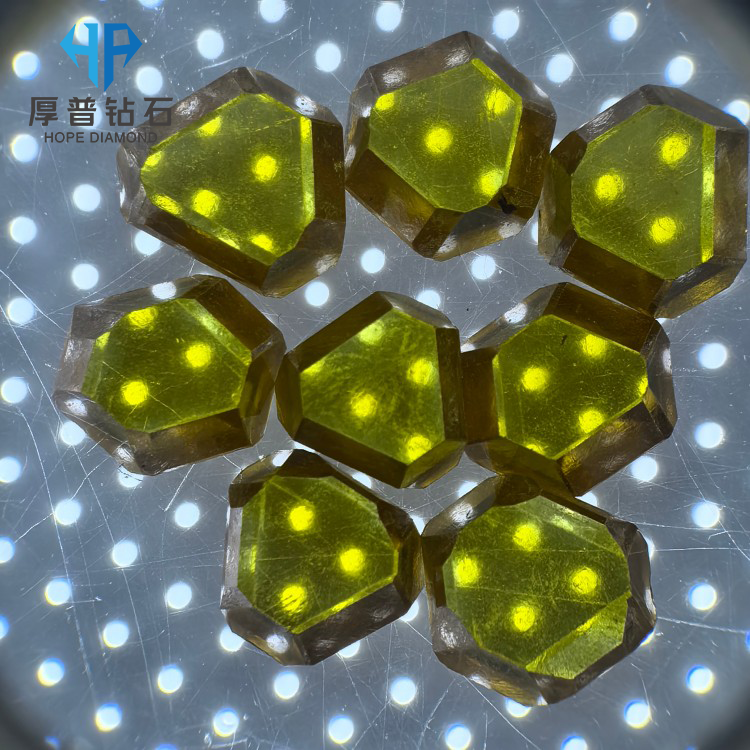 Single Crystal Diamond Yellow Die Single Crystal 111-Sided Mcd Drawing Die Core Abrasives Industrial Diamond