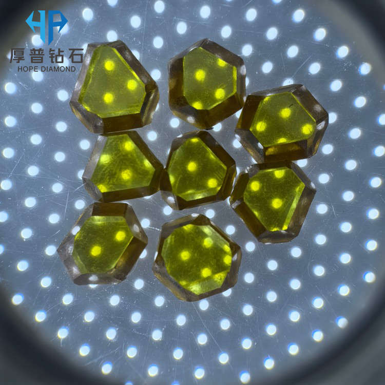MCD Diamond Wire Drawing Die Blanks HPHT Diamond 111 Orientation Face Surface for Fine Wire