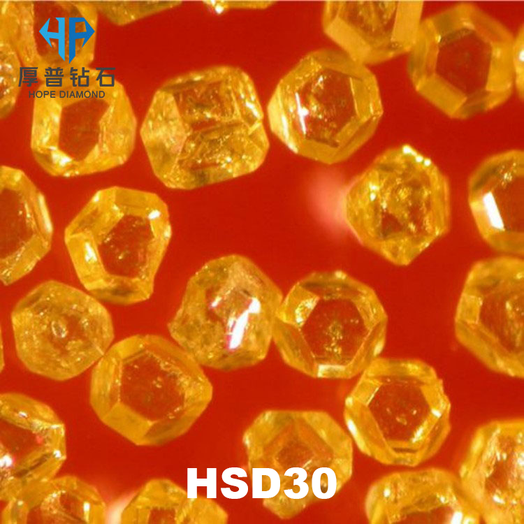 High-Hardness Diamond Single Crystal Industrial Synthetic Diamond Yellow Industrial Diamond Abrasives for Sale
