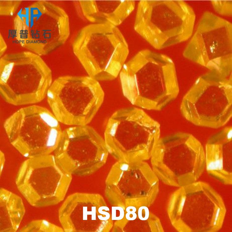 High-Hardness Diamond Single Crystal Industrial Synthetic Diamond Yellow Industrial Diamond Abrasives for Sale