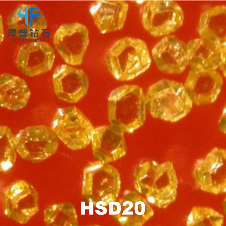 Hpht Synthetic Coarse Grit Diamond Abrasive for Producing Saw Blade Cutting Reinforced Concrete Stone