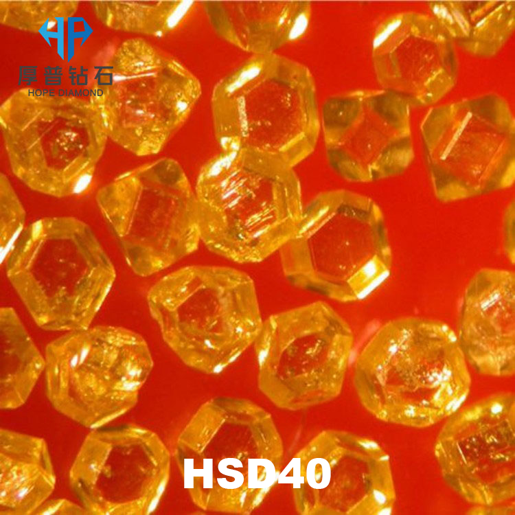 Hpht Synthetic Coarse Grit Diamond Abrasive for Producing Saw Blade Cutting Reinforced Concrete Stone