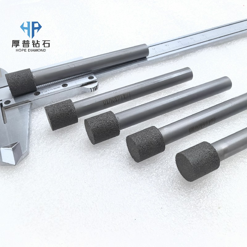 Custom Vitrified Bond CBN Grinding Head Mounted Point for Hardened Steel Aerospace Precision Parts ID Grinding OEM ODM Factory