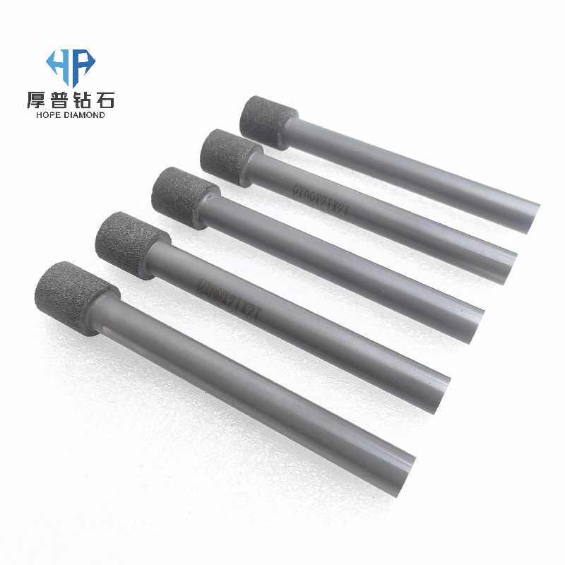 Custom Vitrified Bond CBN Grinding Head Mounted Point for Hardened Steel Aerospace Precision Parts ID Grinding OEM ODM Factory