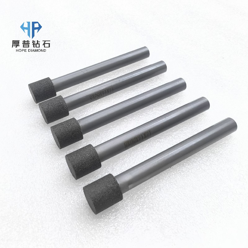 Custom Vitrified Bond CBN Grinding Head Mounted Point for Hardened Steel Aerospace Precision Parts ID Grinding OEM ODM Factory
