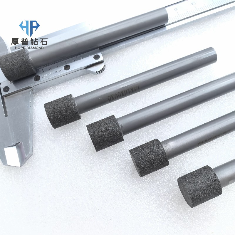 Custom Vitrified Bond CBN Grinding Head Mounted Point for Hardened Steel Aerospace Precision Parts ID Grinding OEM ODM Factory