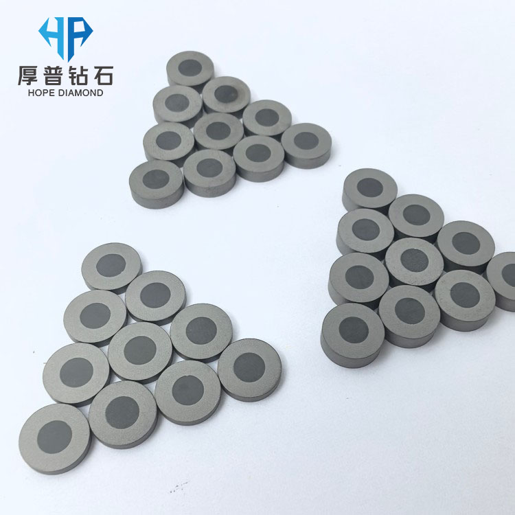 Polycrystalline Diamond Dies Blank PCD Diamond Wire Drawing Die Core with Tungsten Carbide Support for PCD Wire Drawing Die