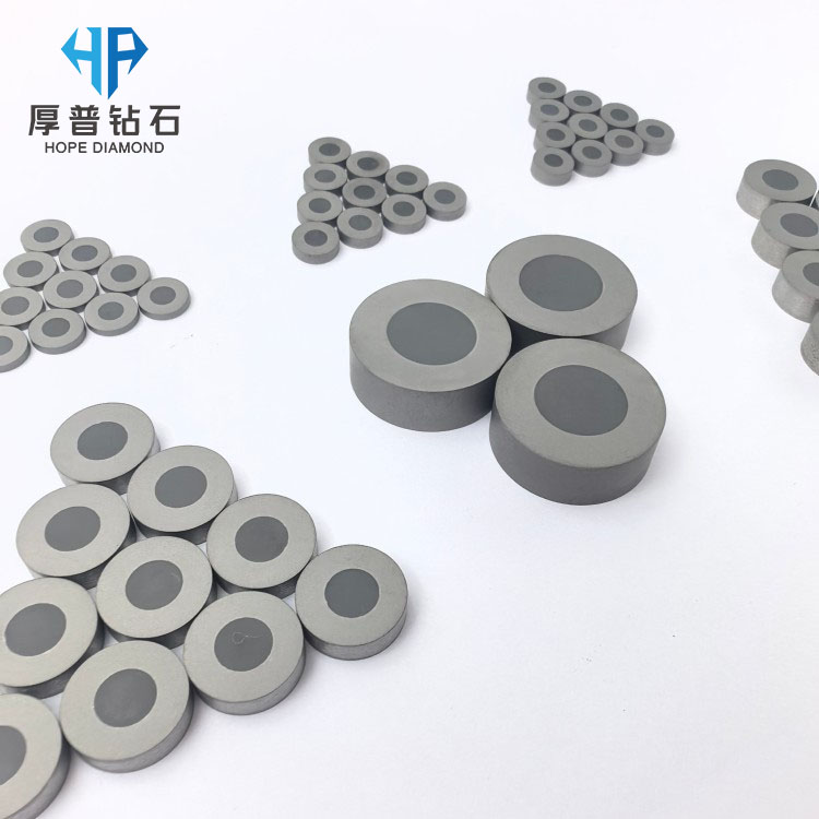 Polycrystalline Diamond Dies Blank PCD Diamond Wire Drawing Die Core with Tungsten Carbide Support for PCD Wire Drawing Die