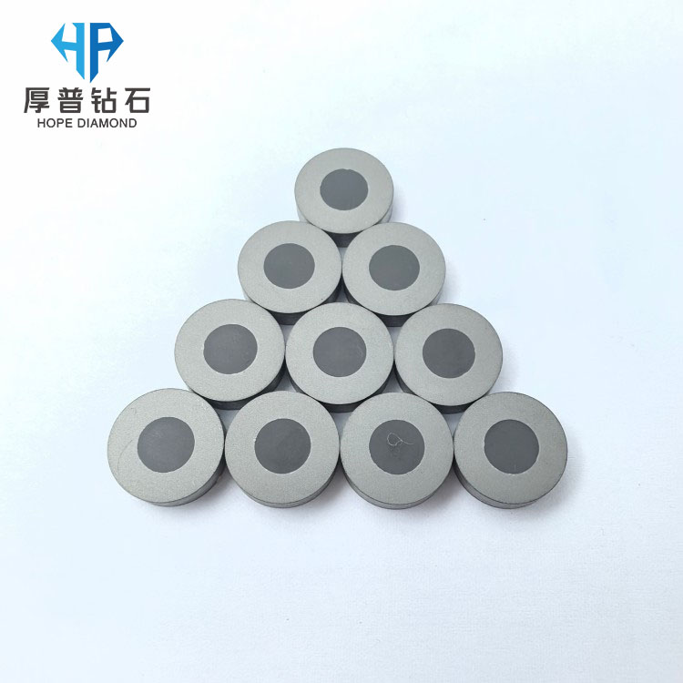 Polycrystalline Diamond Dies Blank PCD Diamond Wire Drawing Die Core with Tungsten Carbide Support for PCD Wire Drawing Die