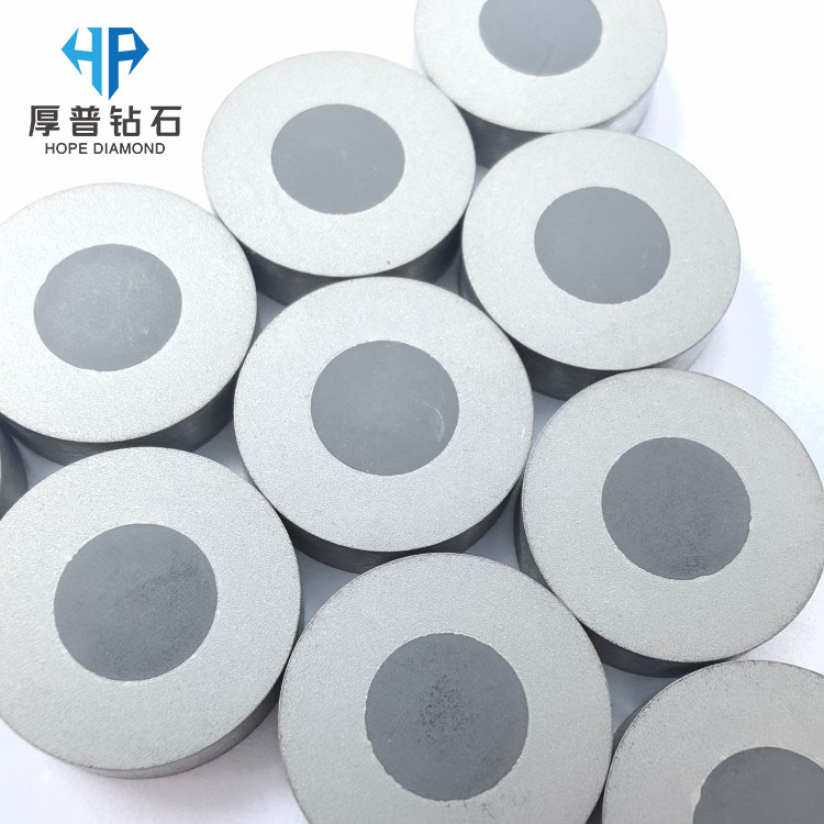 Polycrystalline Diamond Dies Blank PCD Diamond Wire Drawing Die Core with Tungsten Carbide Support for PCD Wire Drawing Die