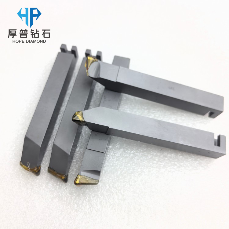 B010 CMX850 PCD Diamond Roll Notching Insert Cutting Aluminum Cnc Carbide Tools Turning Insert for High Hardness Steel