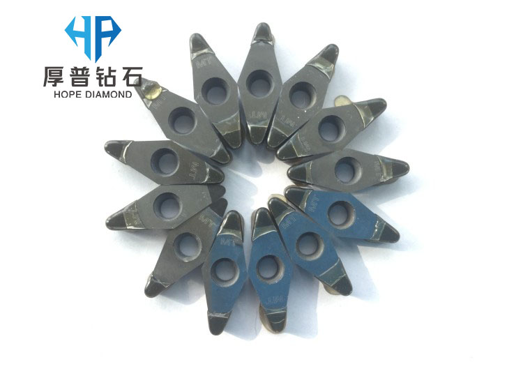 TCGW 090204 PCD Precision Cutting Tool Internal Turning Tool PCD Insert VCGT160412 VCGT160408 Hard Alloy OEM Shanghai