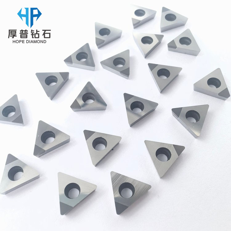 E6 PCD Welded Cutter Turning Tool TPGW0902 Processing Engine Blocks Cylinder Head Cnc External Boring Lathe