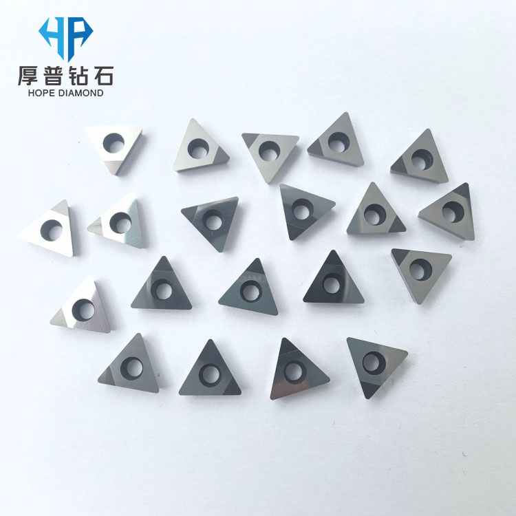 E6 PCD Welded Cutter Turning Tool TPGW0902 Processing Engine Blocks Cylinder Head Cnc External Boring Lathe