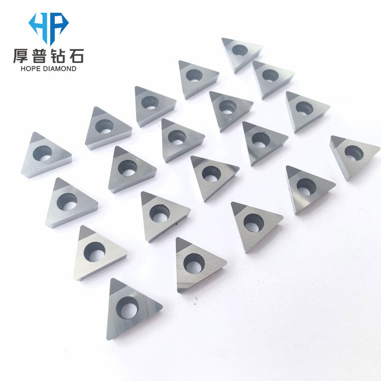 E6 PCD Welded Cutter Turning Tool TPGW0902 Processing Engine Blocks Cylinder Head Cnc External Boring Lathe