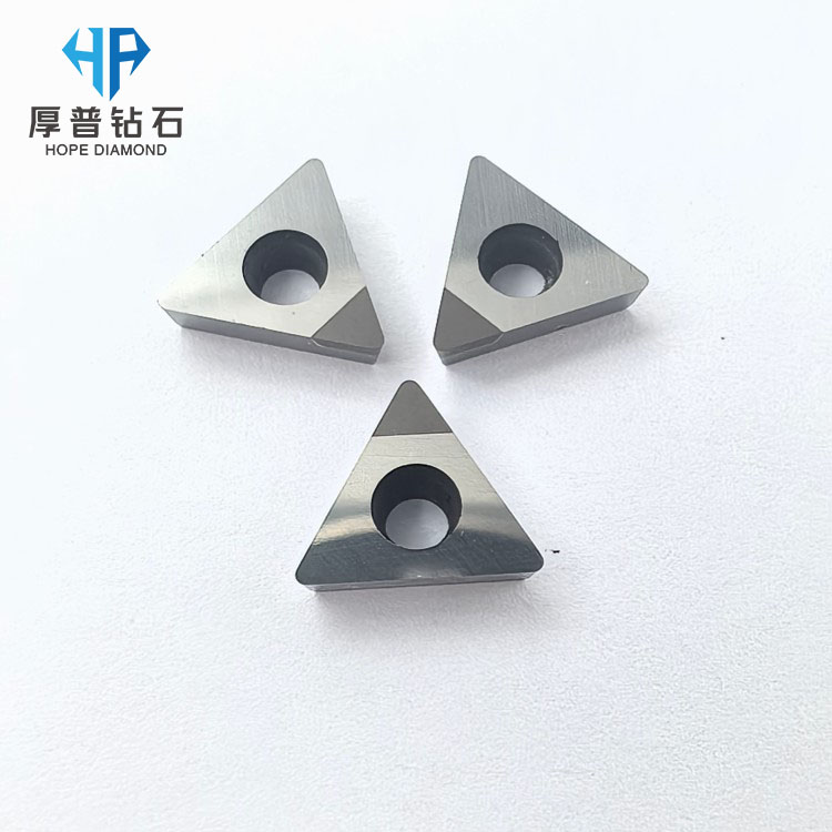 E6 PCD Welded Cutter Turning Tool TPGW0902 Processing Engine Blocks Cylinder Head Cnc External Boring Lathe