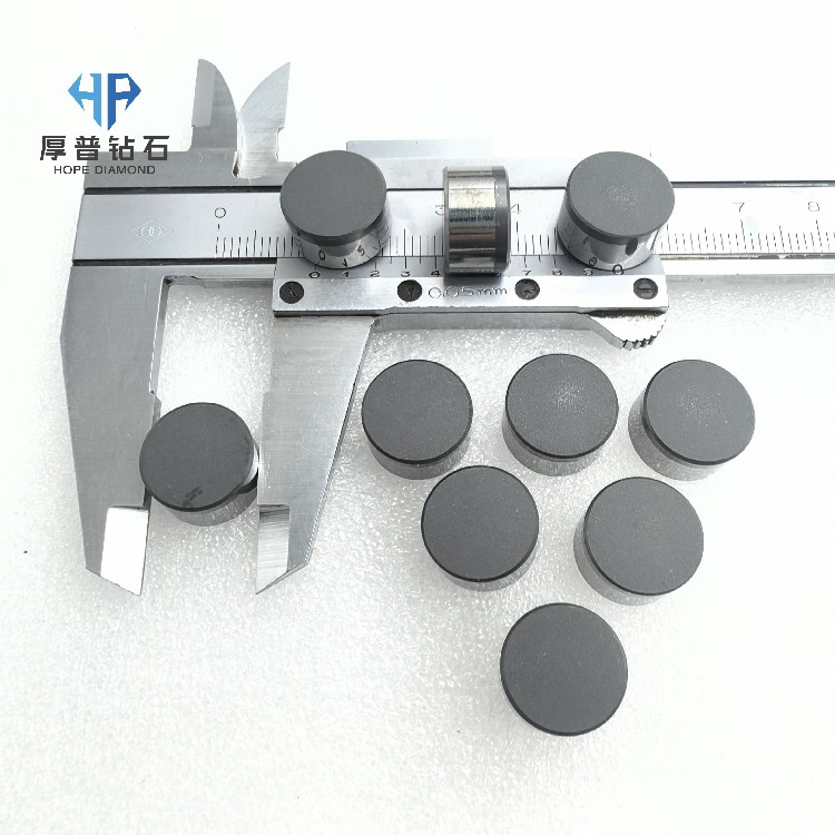 Oil Well Polycrystalline Diamond Compound Cutting PDC 13.00*8.00mm Suitable for PDC Drill Bits and PDC Reamers Oil Well Drilling