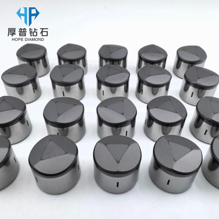 Oil PDC Cutter 1613mm Cobalt Leached Ridged and Triple-Ridged Shape for PDC Drill Bit and PDC Reamer Oil Drilling