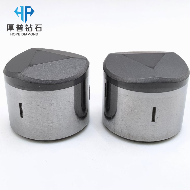 Oil PDC Cutter 1613mm Cobalt Leached Ridged and Triple-Ridged Shape for PDC Drill Bit and PDC Reamer Oil Drilling