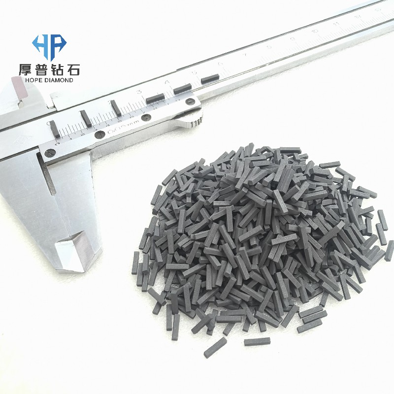 TSP Diamond Cutter Triangle Cube Cylinder Shape for Oil Well Drill Bit Mining Geological Drilling