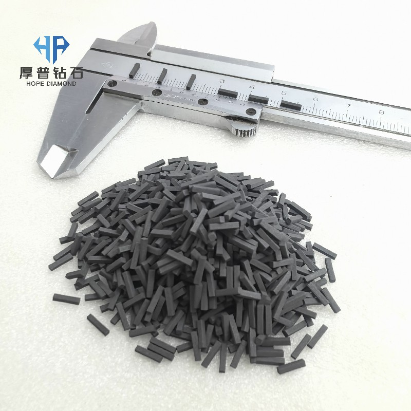 TSP Diamond Cutter Triangle Cube Cylinder Shape for Oil Well Drill Bit Mining Geological Drilling