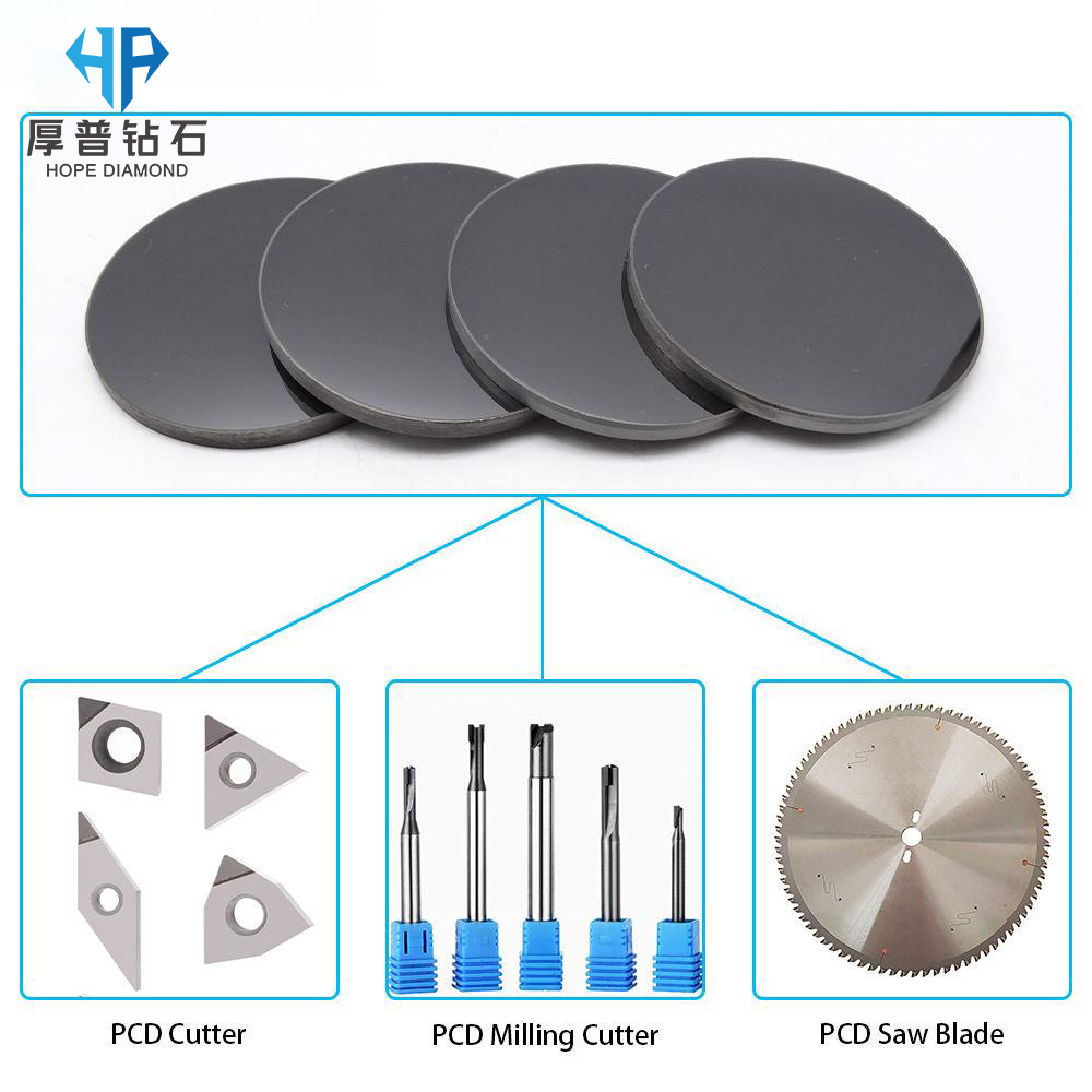 Customized Shape Affordable-option PCD PCBN Blanks Suited to Cut High-speed/Hardened Steel